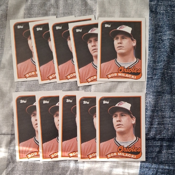 Topps Bob Milacki Orioles Baseball Cards - Picture 1 of 2